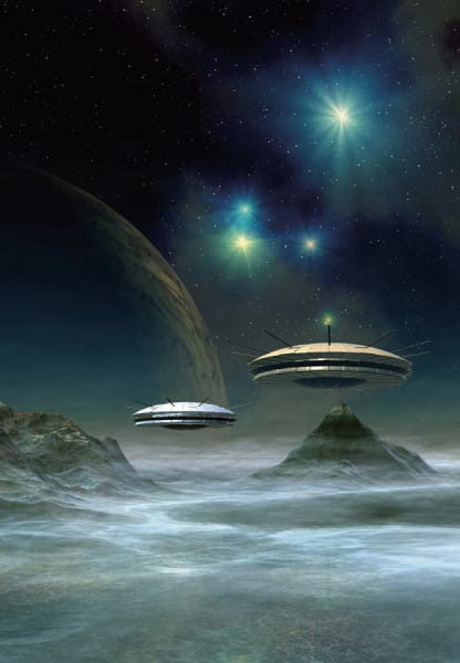 Fototapeta Interplanetare Schiffe