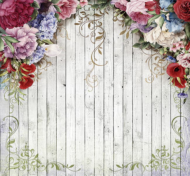 Fototapeta Kletterblumen