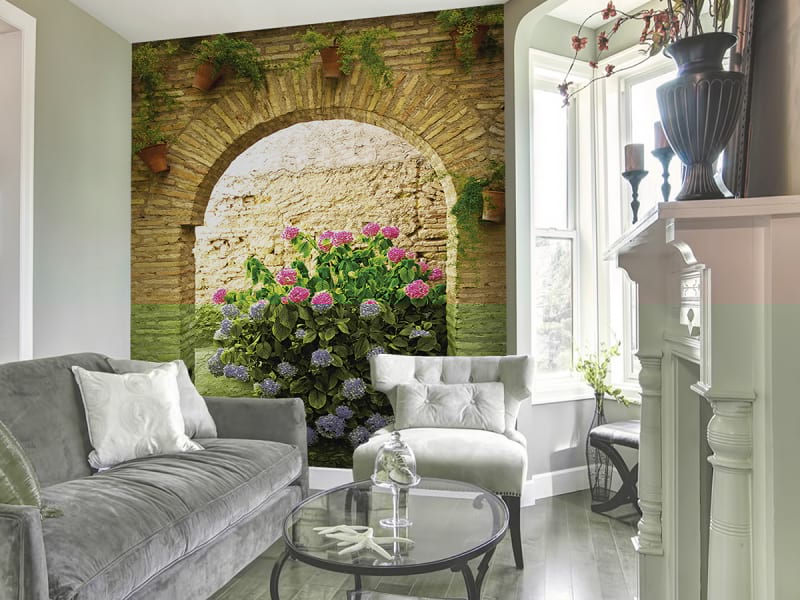 Fototapeta Blumenbogen we wnętrzu salonu
