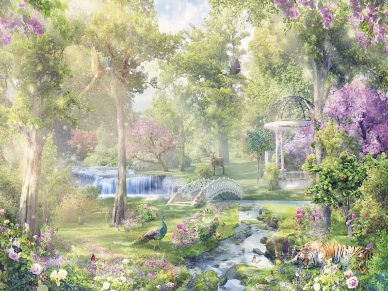Fototapeta Blühender Garten