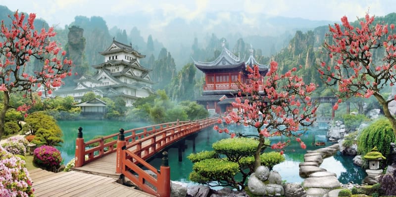 Fototapeta Japanischer Garten