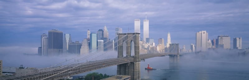 Fototapeta Nebel über New York