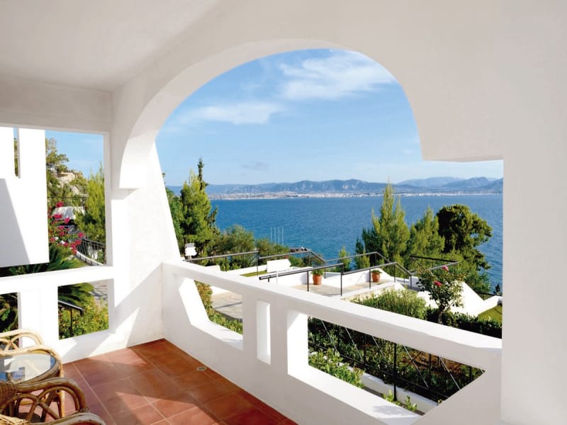 Fototapeta Luxuriöse Terrasse