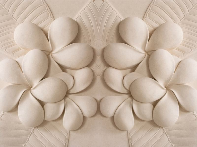 Fototapeta Elegantes florales Flachrelief
