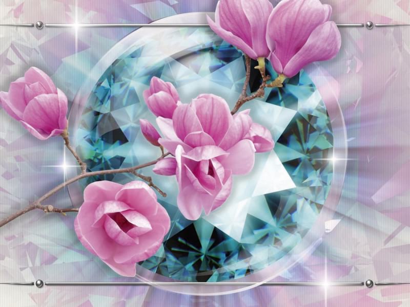 Fototapeta Magnolien 3D
