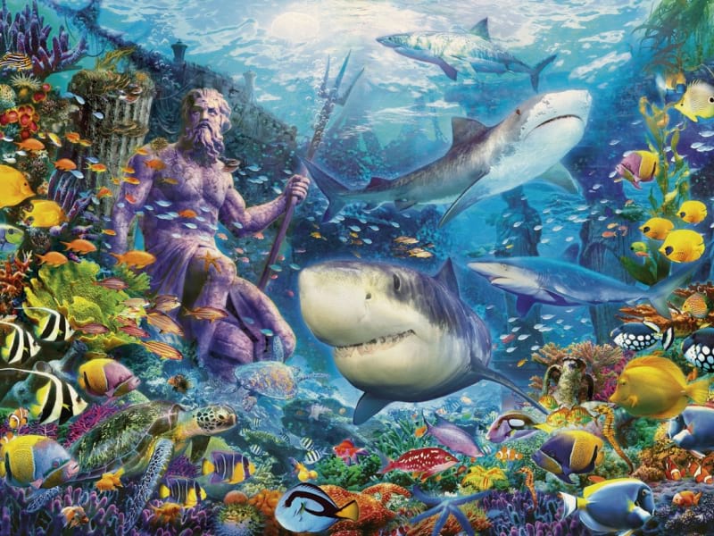 Fototapeta Unterwasserreich