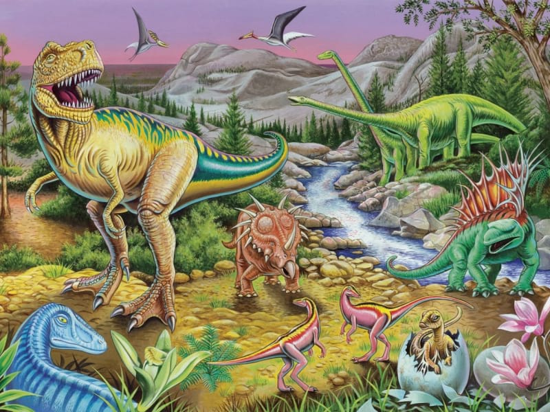 Fototapeta Raubdinosaurier