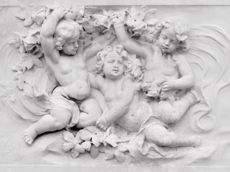 Fototapeta Flachrelief der Engel