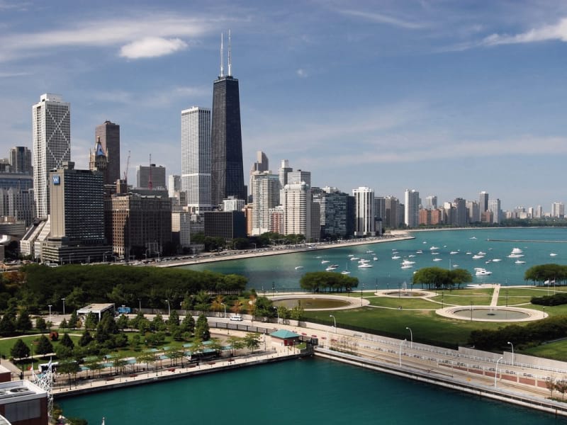 Fototapeta Panorama von Chicago