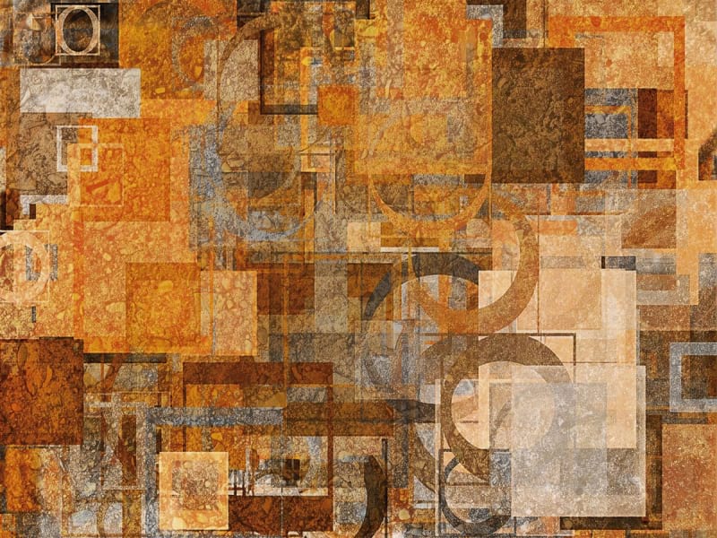 Fototapeta Orangefarbene Abstraktion