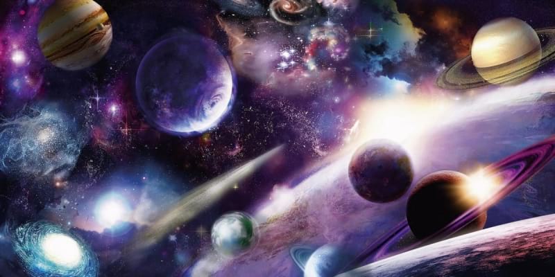 Fototapeta Planeten im Weltraum