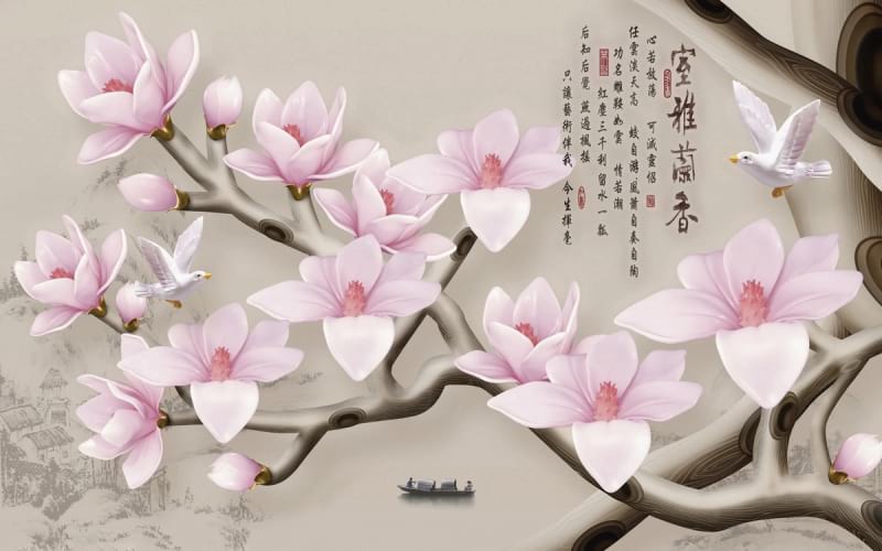 Fototapeta Rosa Magnolie