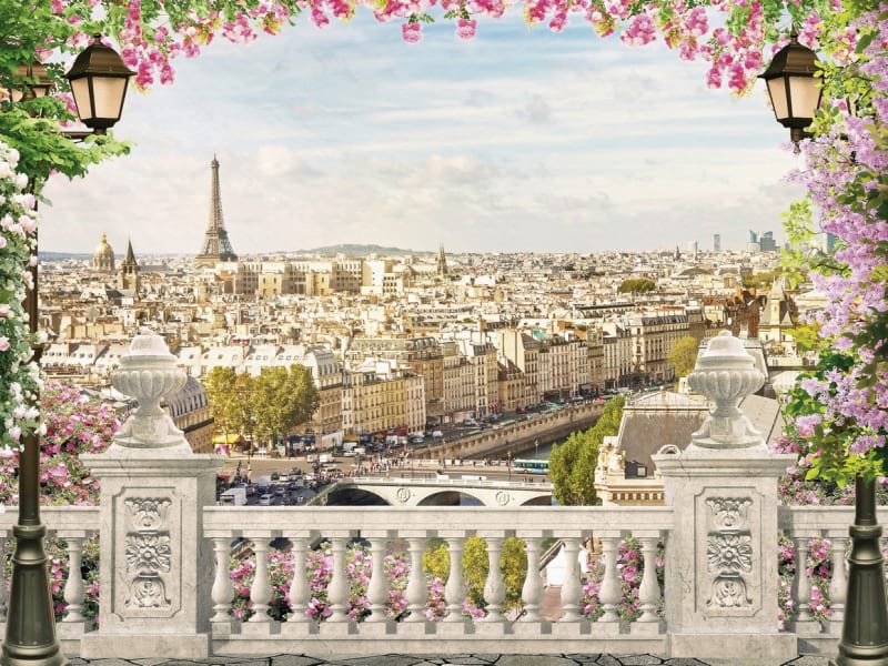 Fototapeta Straßen von Paris