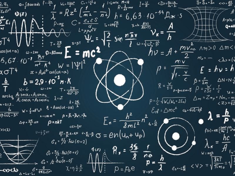 Fototapeta Wissenschaftliche Formeln