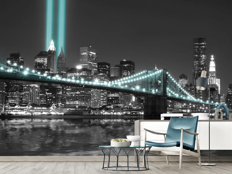 Fototapeta Lichter der Brooklyn Bridge we wnętrzu przedpokoju