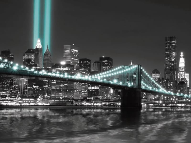 Fototapeta Lichter der Brooklyn Bridge