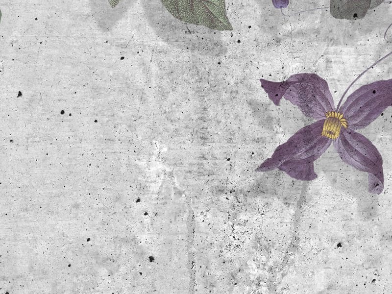 Fototapeta Zeichnung eines Blumenarrangements fragment #3