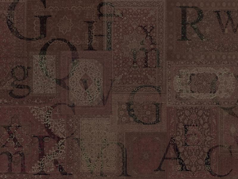 Fototapeta Muster und Buchstaben