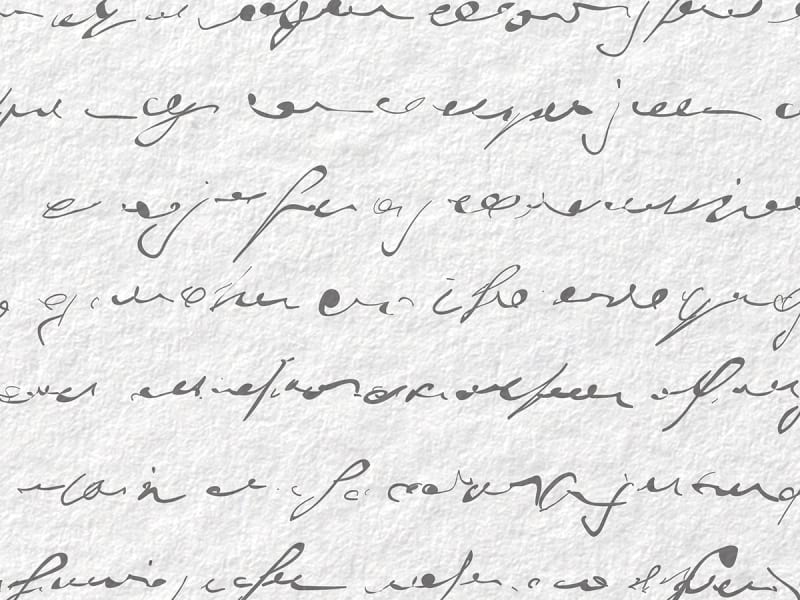 Fototapeta Blumen und Text fragment #2
