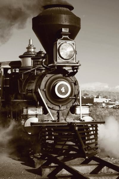 Fototapeta Alte Dampflokomotive