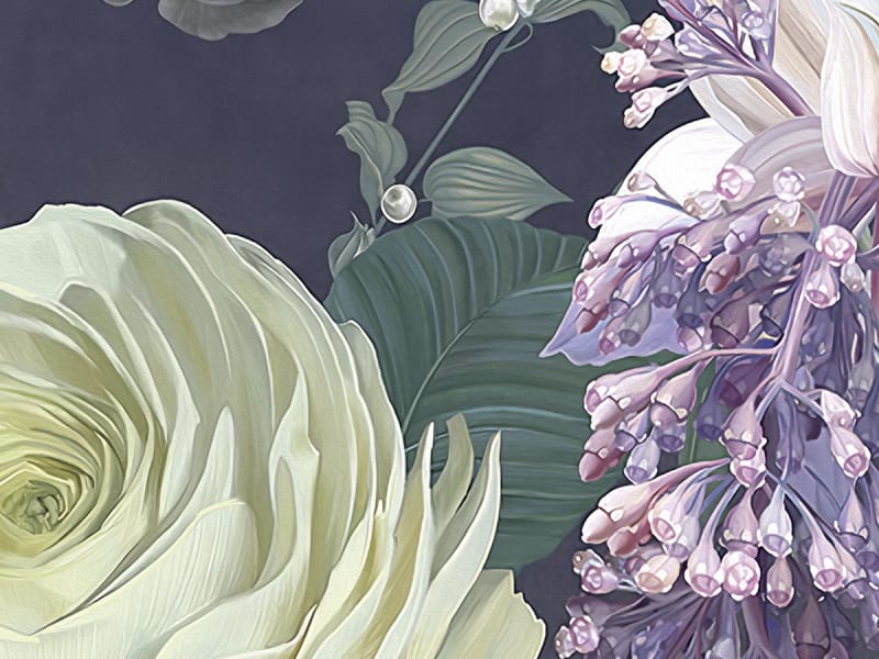 Fototapeta Große Blumen fragment #2