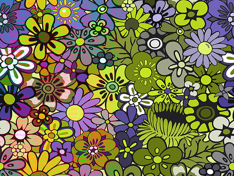 Fototapeta Farbenfrohe Blumen