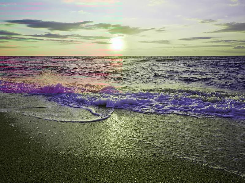 Fototapeta Abendlicher Strand
