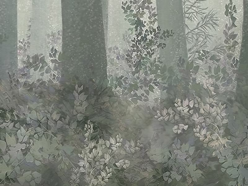 Fototapeta Bäume im Nebel fragment # 1