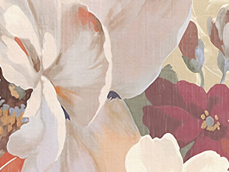 Fototapeta Malerische Gartenblumen fragment # 1