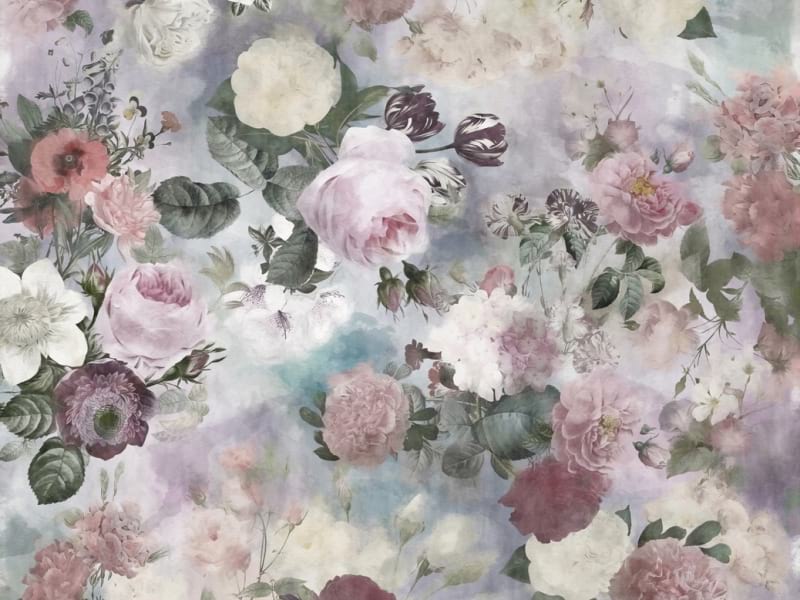Fototapeta Sommerblumen-Aquarell