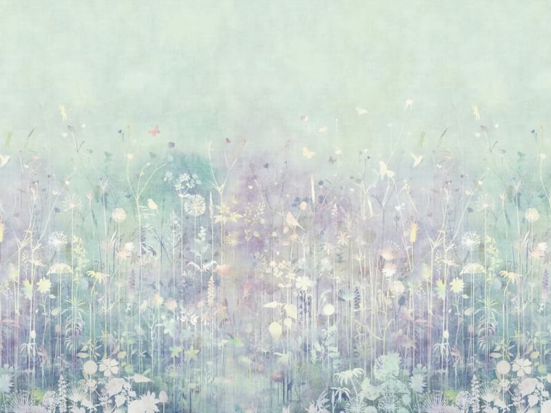 Fototapeta Wildblumen zeichnen