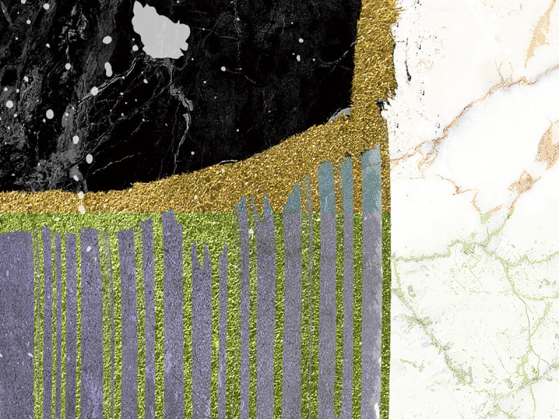 Fototapeta Zusammensetzung aus Marmor und Gold fragment # 1