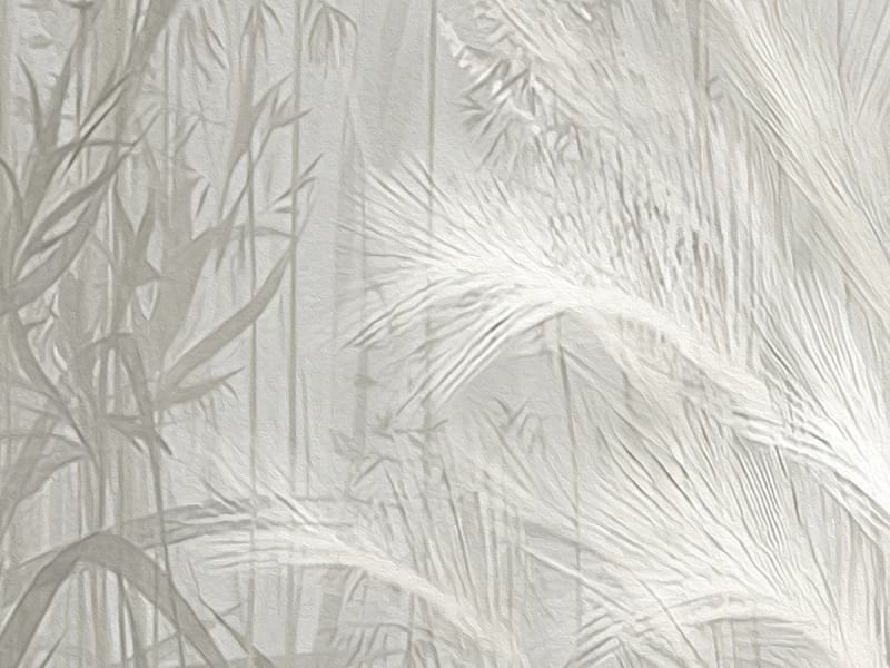 Fototapeta Wildblumen im Nebel fragment #2