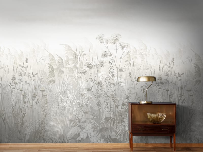 Fototapeta Wildblumen im Nebel we wnętrzu przedpokoju