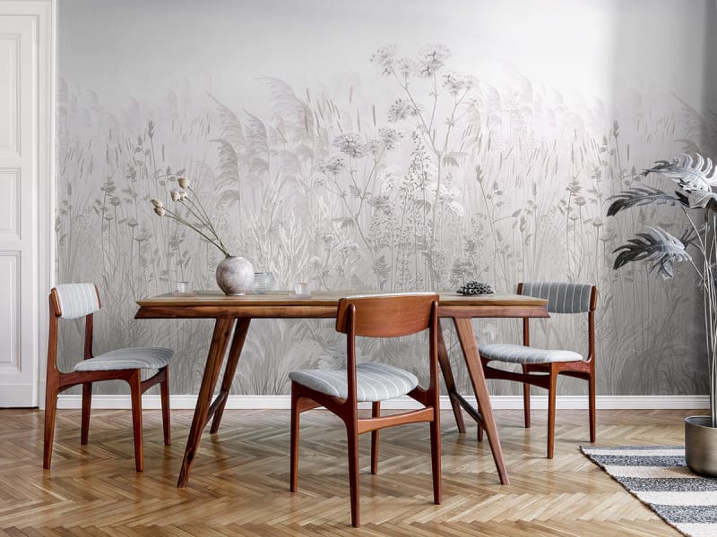 Fototapeta Wiesenblumen we wnętrzu kuchni