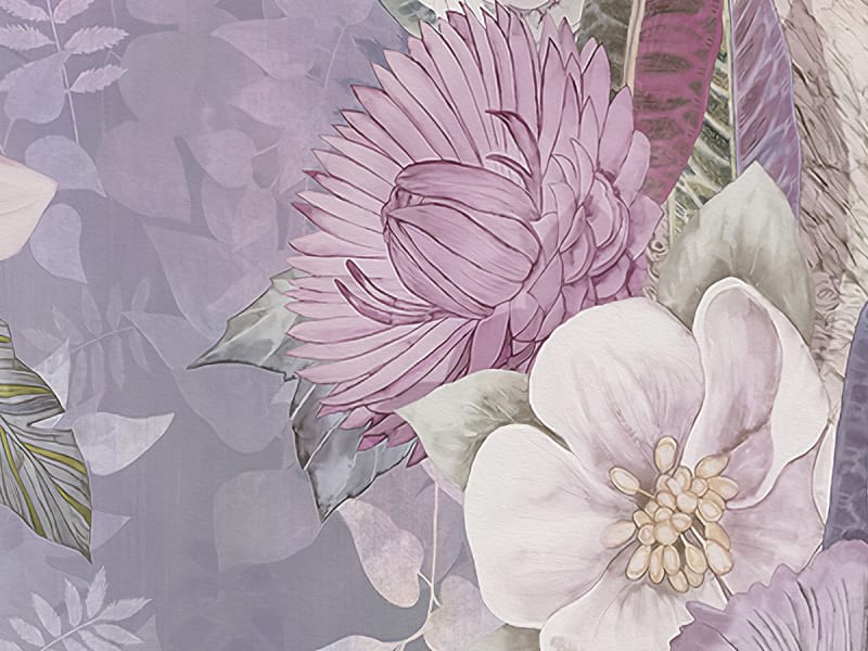 Fototapeta Ausdrucksstarke Gartenblumen fragment # 1