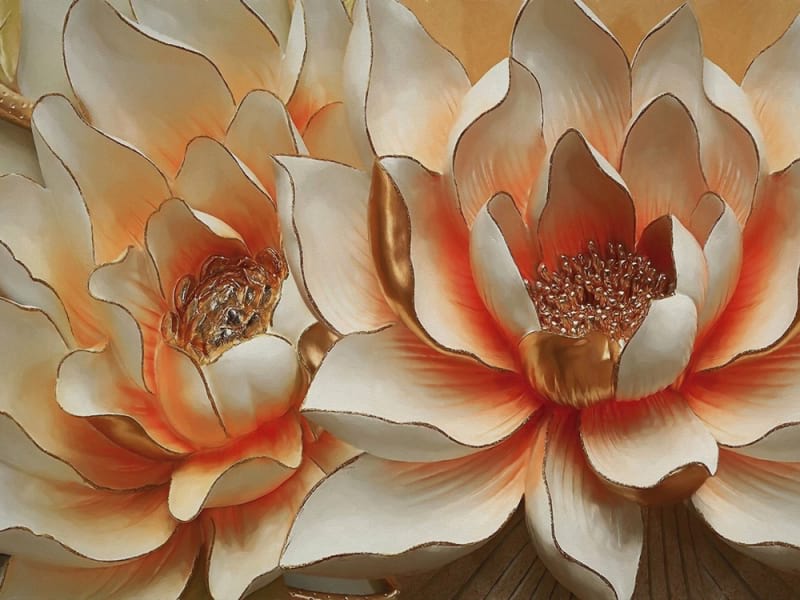Fototapeta Volumenblumen 3D