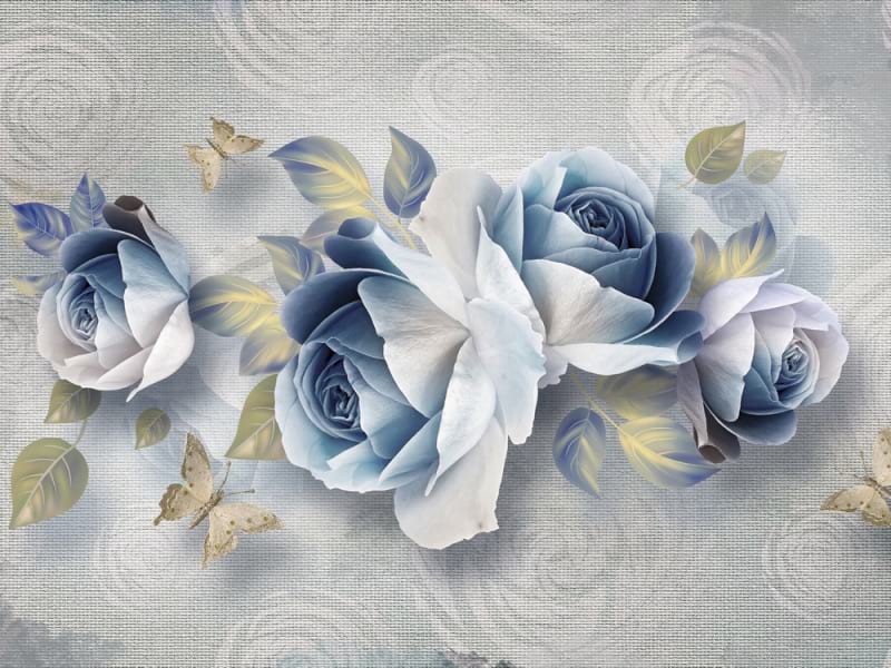 Fototapeta Blaue Rosen