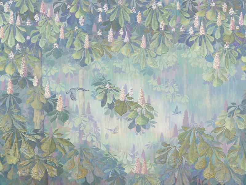 Fototapeta Bunte Kastanienblüte