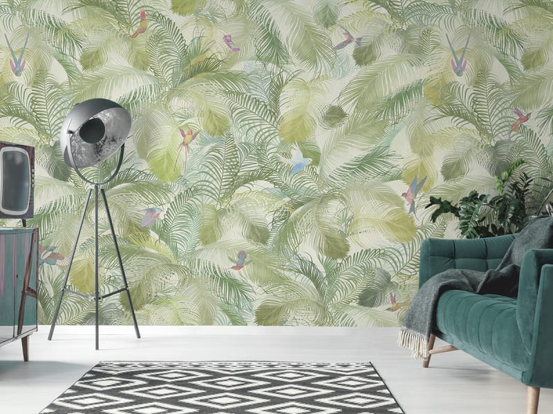 Fototapeta Vögel im Regenwald we wnętrzu salonu