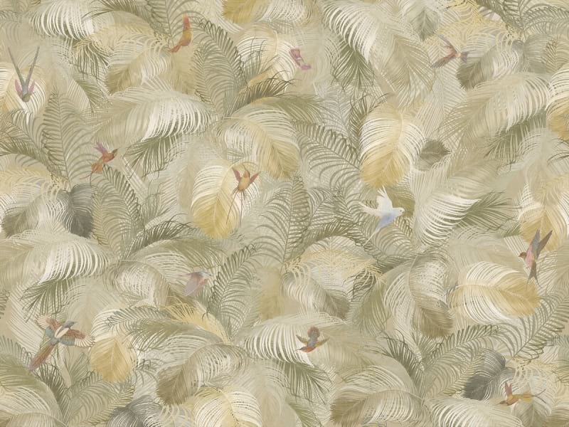 Fototapeta Vögel in einem tropischen Garten