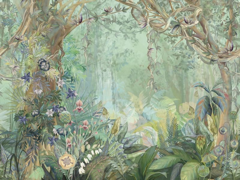 Fototapeta Bunter tropischer Garten