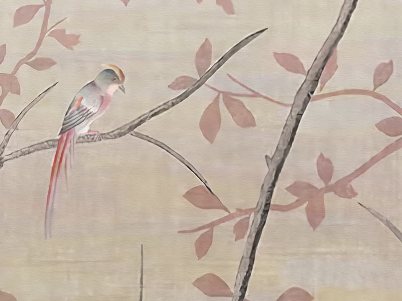 Fototapeta Vögel auf den Zweigen fragment # 1