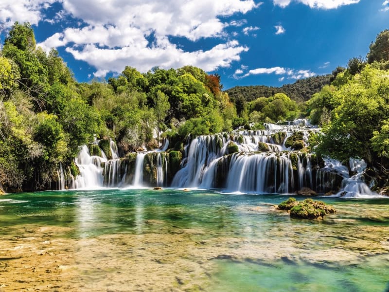 Fototapeta Wunderschöner Wasserfall