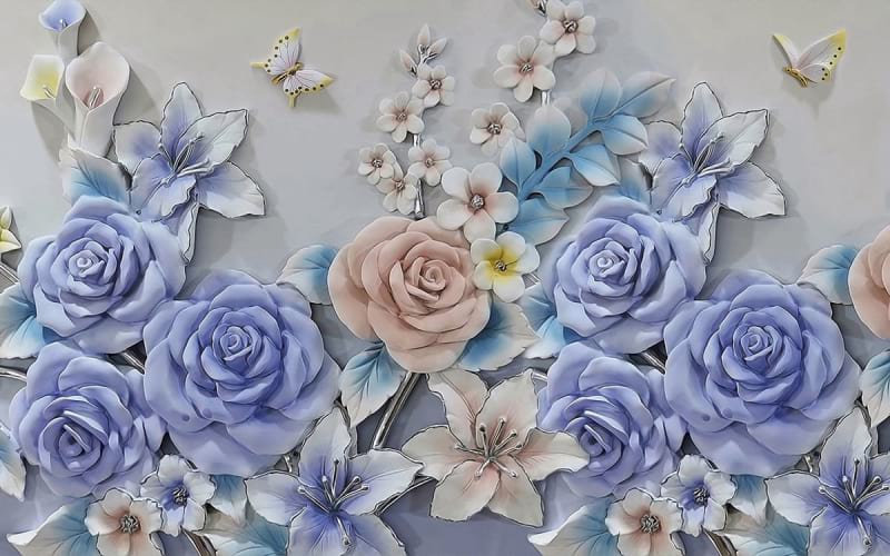 Fototapeta Malerischer Blumenstrauß 3D