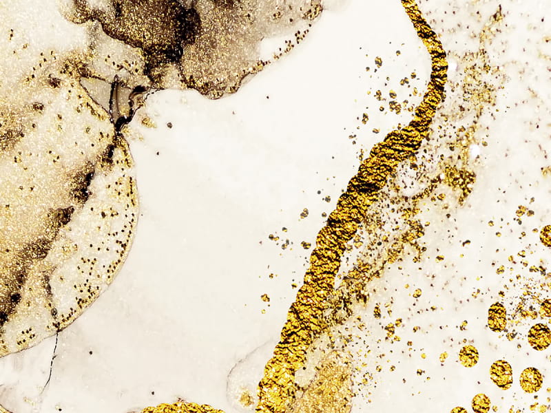 Fototapeta Goldener Pollen fragment #2