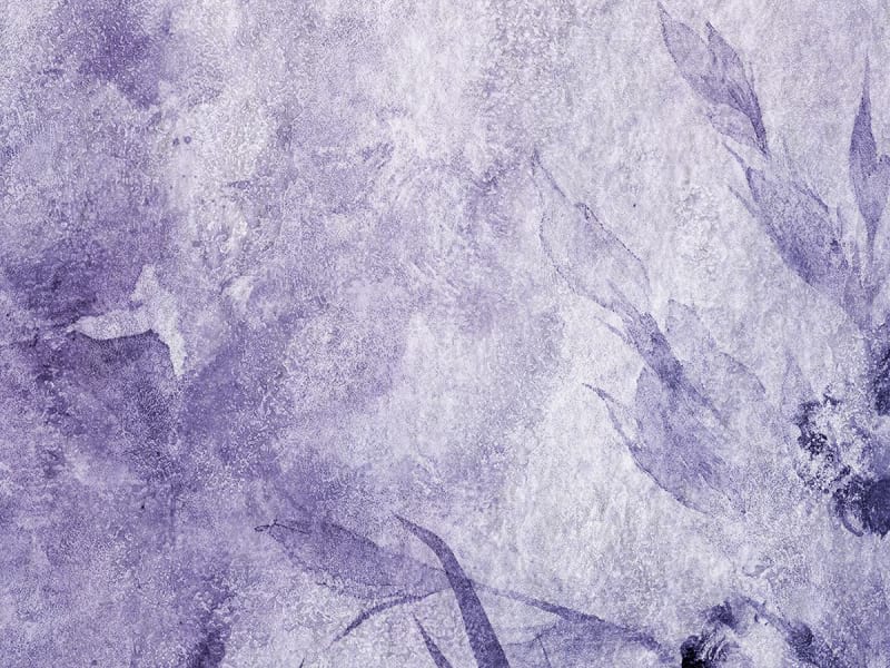 Fototapeta Lila Wildblumen fragment #2
