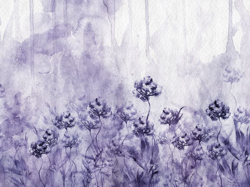 Fototapeta Lila Wildblumen