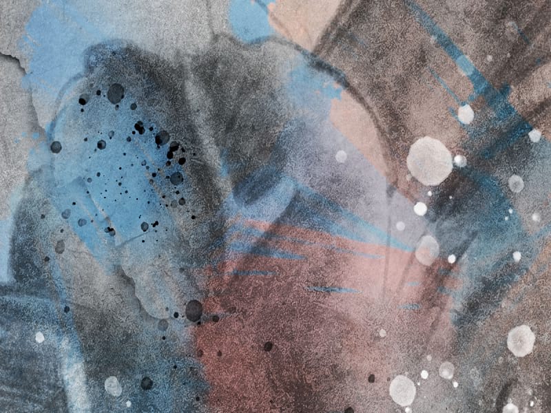 Fototapeta Aquarellblumen fragment #2