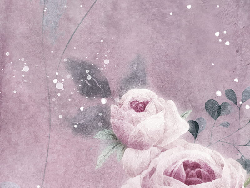 Fototapeta Kleine rosa Blüten fragment # 1